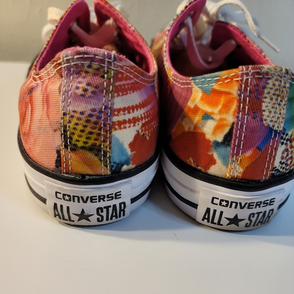 Converse All Star flowered sneakers - Picture 2 of 7